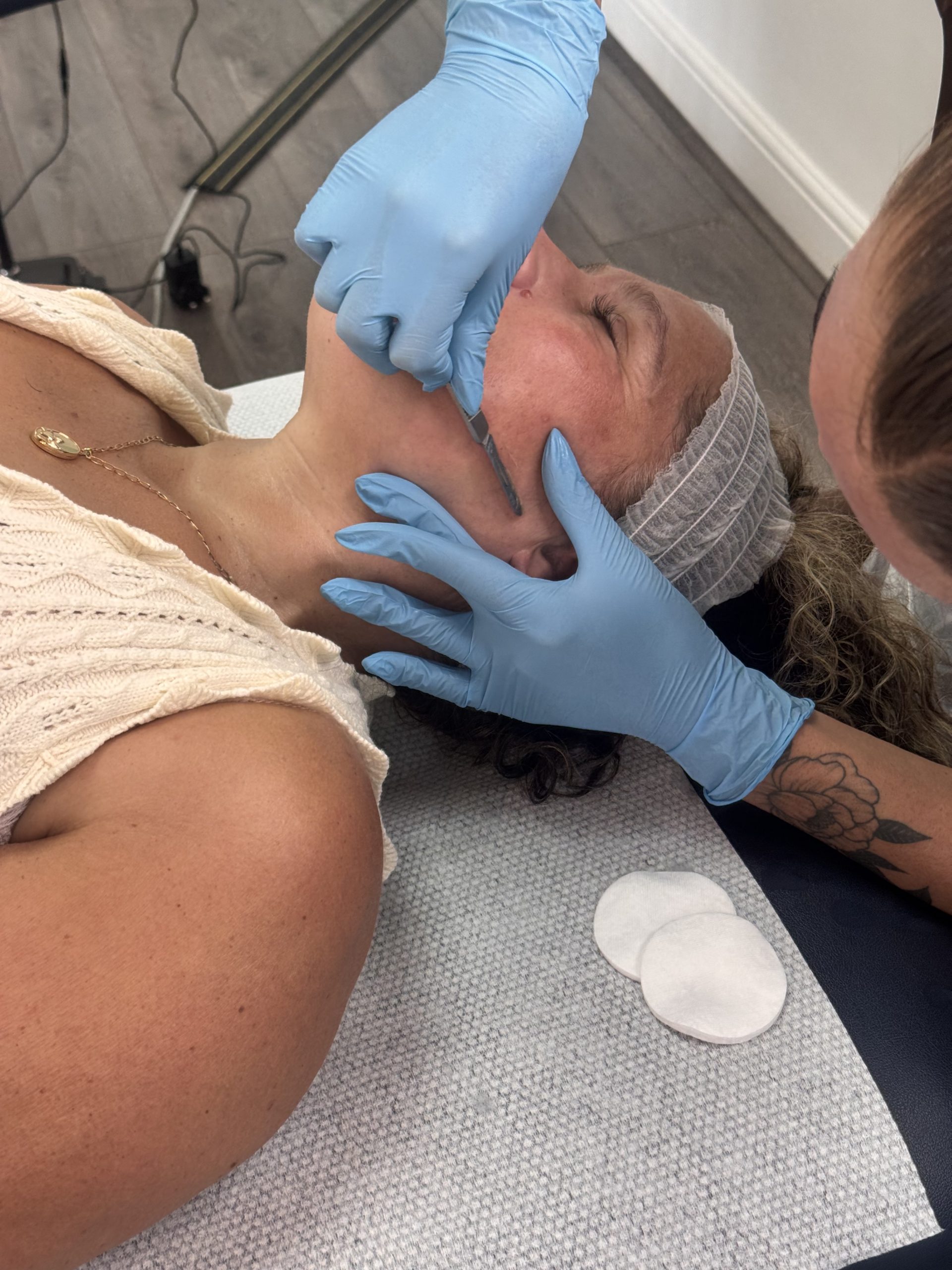 Qualifi Level 5 aesthetics practical training at The Studio Training Manchester