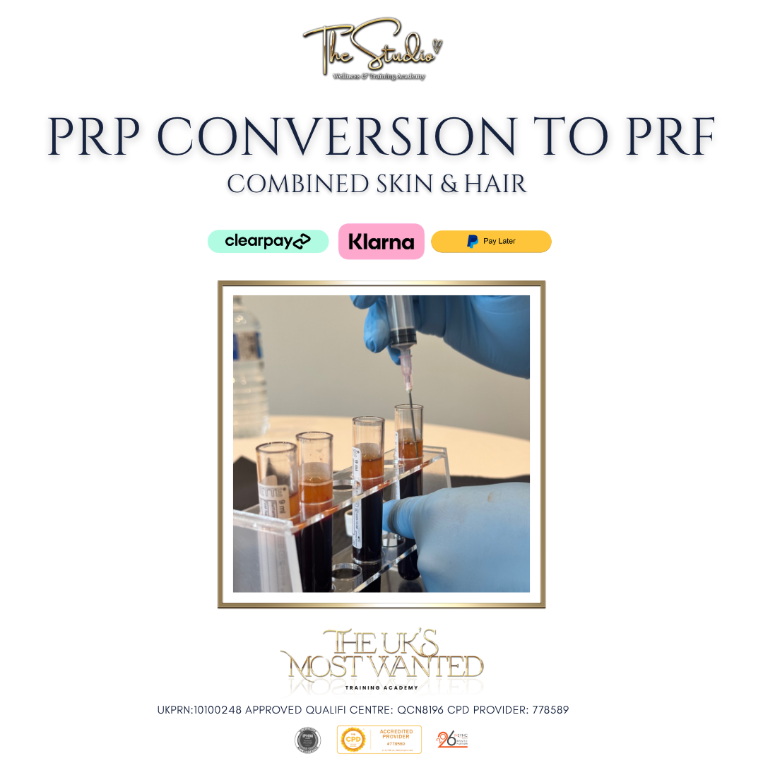 PRP Conversion to PRF Combined Skin & Hair Training